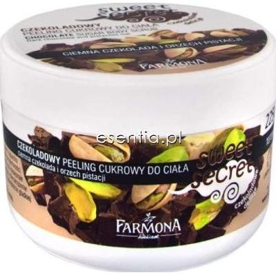 Farmona Sweet Secret Czekoladowy peeling cukrowy do ciała 225 g