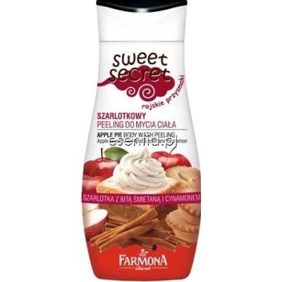 Farmona Sweet Secret Szarlotkowy peeling do mycia ciała 225 ml