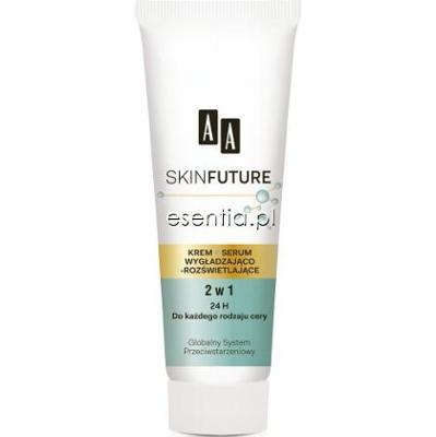 AA Cosmetics Skin Future 45+ Krem + serum wygładzająco-rozświetlające 2w1 15 ml
