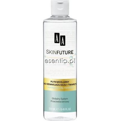 AA Cosmetics Skin Future 45+ Płyn micelarny do demakijażu oczu i twarzy z wyciągiem z alg morskich 250 ml