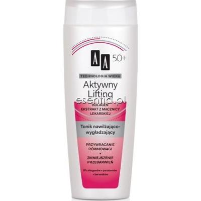 AA Technologia Wieku Aktywny Lifting 50+ Tonik nawilżająco - wygładzający 200 ml