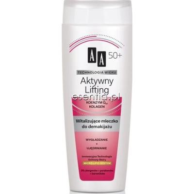 AA Technologia Wieku Aktywny Lifting 50+ Witalizujące mleczko do demakijażu 200 ml
