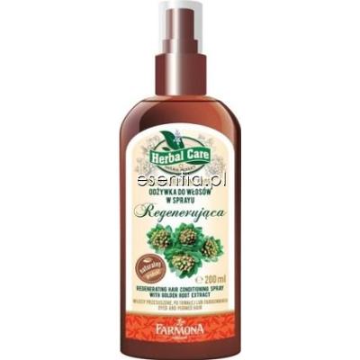 Farmona Herbal Care Odżywka do włosów w sprayu regenerująca - Różeniec 200 ml