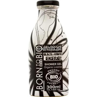 Born to Bio  Męski żel pod prysznic BIO Black & White Energy 300 ml