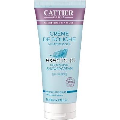 Cattier  Krem pod prysznic Biały Lotos 200 ml