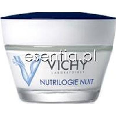 Vichy Nutrilogie Intensywna pielęgnacja na noc skóry suchej i bardzo suchej 50 ml