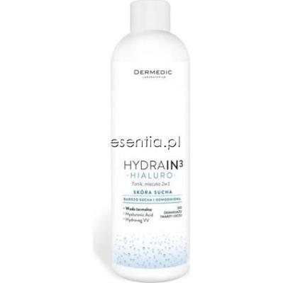 Dermedic Hydrain3 Hialuro Tonik-mleczko 2 w 1 200 ml
