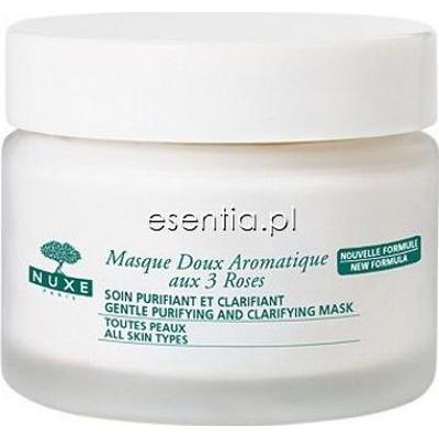 Nuxe 3 Roses Delikatnie oczyszczająca maseczka-krem z Płatkami Róży 50 ml