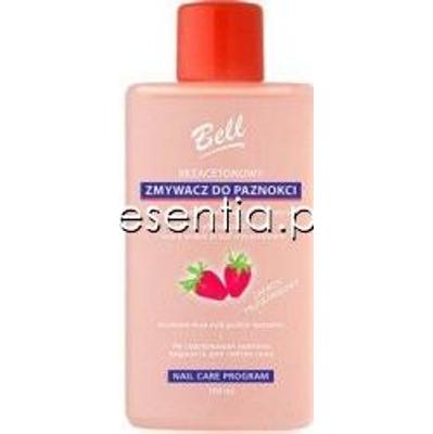 Bell  Bezacetonowy zmywacz do paznokci truskawkowy 100 ml