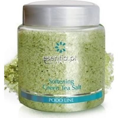 Clarena Podo Line Softening Green Tea Salt - Zmiękczająca sól do kąpieli stóp z zieloną herbatą 