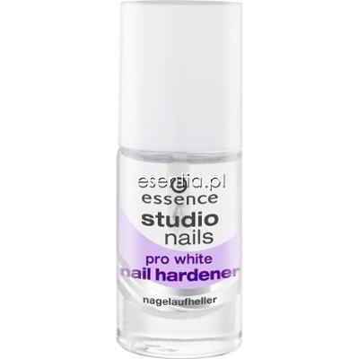 Essence  Studio Nails Lakier do paznokci Pro White Nail Hardener 