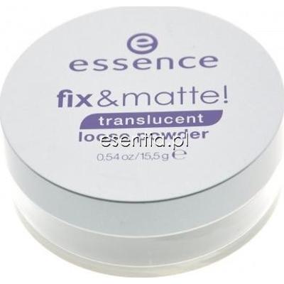 Essence  Puder transparentny Fix&matte! 12 g