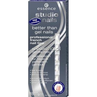 Essence  Studio Nails Końcówki do Frenchu 