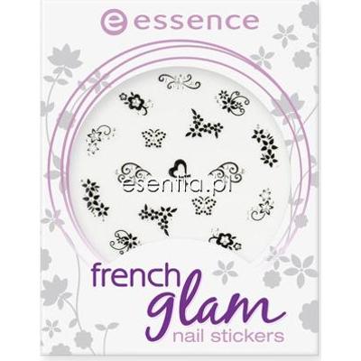 Essence French Naklejki na paznokcie french glam 