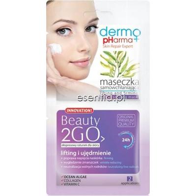 DermoPharma+ Beauty2GO Maseczka samowchłaniająca - lifting i ujędrnienie 2 x 5 ml