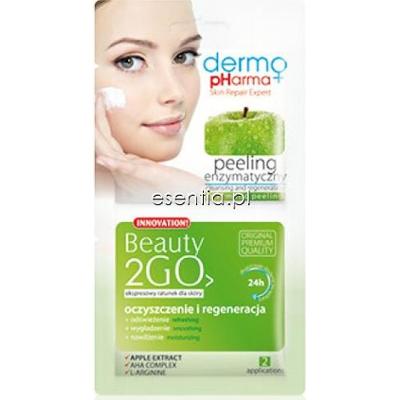 DermoPharma+ Beauty2GO Maseczka samowchłaniająca - oczyszczenie i regeneracja 2 x 5 ml