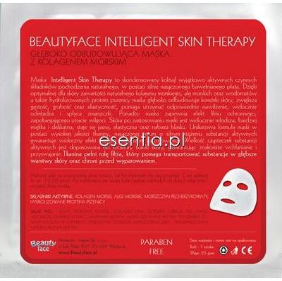 BeautyFace Intelligent Skin Therapy Głęboko odbudowująca maska z kolagenem morskim 