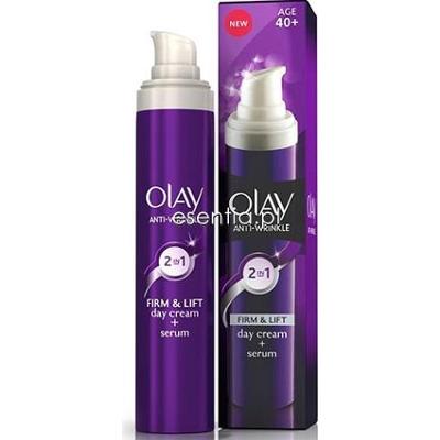 Olay Anti-Wrinkle Krem na dzień + Serum Firm & Lift 40+ 