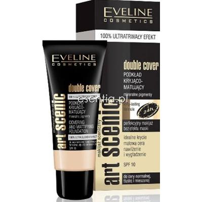 Eveline  Art Scenic Double Cover Podkład kryjąco - matujący 30 ml