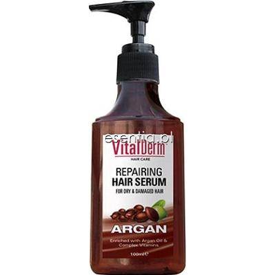 VitalDerm  Naprawcze serum arganowe do włosów suchych i zniszczonych 100 ml