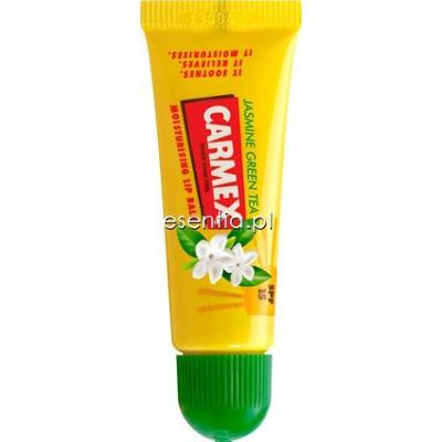 Carmex  Balsam do ust Jasmine-Green Tea Jaśmin i Zielona herbata w tubce SPF15 