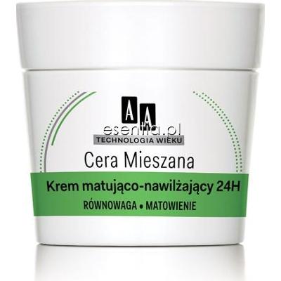AA Technologia Wieku Cera mieszana Krem matująco - nawilżający 24h 50 ml