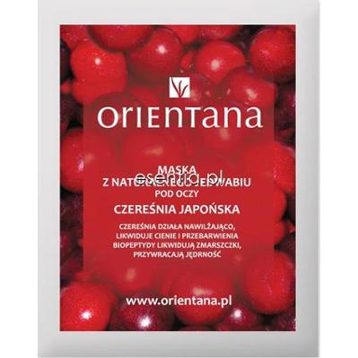 Orientana  Maska z naturalnego jedwabiu pod oczy Czereśnia Japońska 