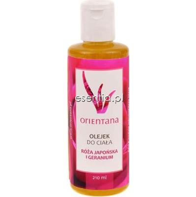 Orientana  Olejek do ciała Róża japońska i Geranium 210 ml