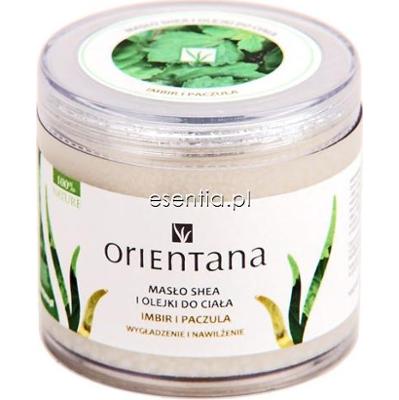 Orientana  Masło Shea i olejki do ciała Imbir i Paczula 100 g