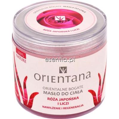 Orientana  Orientalne bogate masło do ciała Róża japońska i Liczi 100 g