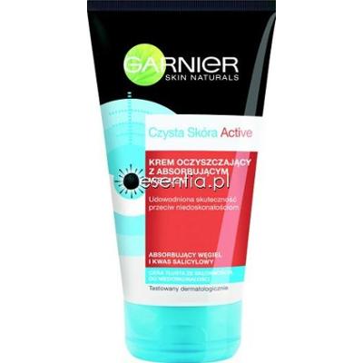 Garnier Czysta Skóra Active Krem oczyszczający z absorbującym węglem 150 ml