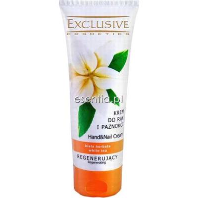 Exclusive Cosmetics  Krem do rąk i paznokci Regenerujący z ekstraktem z białej herbaty 100 ml