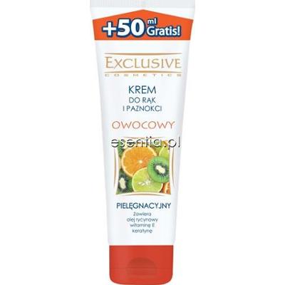 Exclusive Cosmetics  Krem do rąk i paznokci owocowy 125 ml