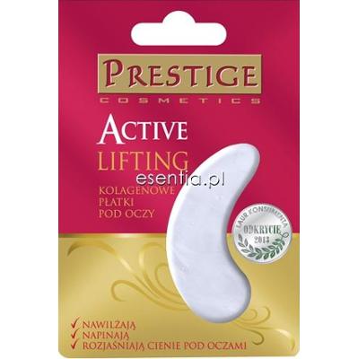 Prestige Cosmetics  Active Lifting Kolagenowe płatki pod oczy z kwasem hialuronowym 