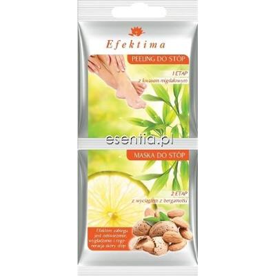 Efektima  Peeling + Maska do stóp 2x7 ml