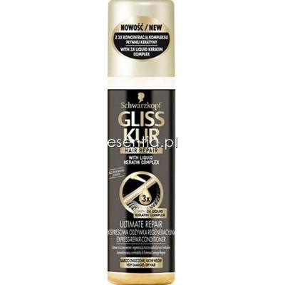 Gliss Kur  Ekspresowa odżywka regeneracyjna w sprayu Ultimate Repair 200 ml