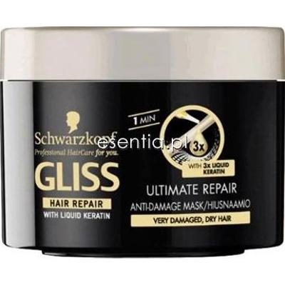 Gliss Kur  Maseczka Przeciwdziałająca Zniszczeniom Ultimate Repair 300 ml