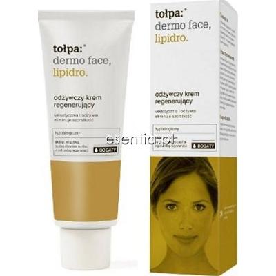 Tołpa dermo face. lipidro. Odżywczy krem regenerujący, bogaty 40 ml