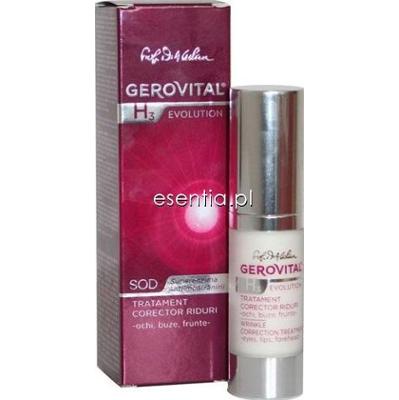Gerovital H3 Evolution Krem korygujący zmarszczki - oczy, usta, czoło 15 ml