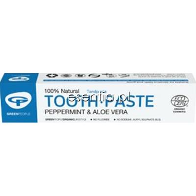 Green People  Miętowo - aloesowa pasta do zębów (bez fluoru) 50 ml