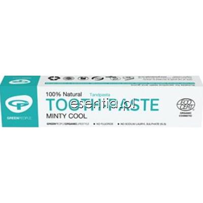 Green People  Odświeżająca miętowa pasta do zębów (bez fluoru) 50 ml