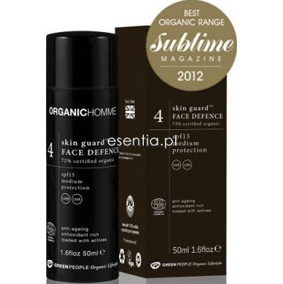 Green People  Ochronny lotion do twarzy SPF 15 dla mężczyzn 50 ml