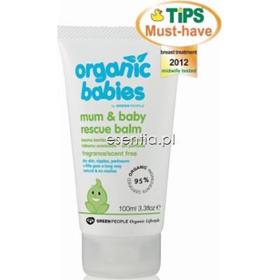 Green People  Bezzapachowy balsam gojący dla mam i niemowląt 100 ml
