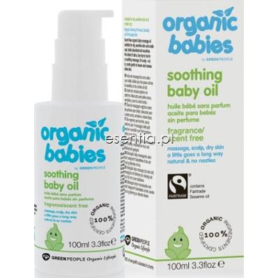 Green People  Bezzapachowy kojący olejek dla niemowląt 100 ml