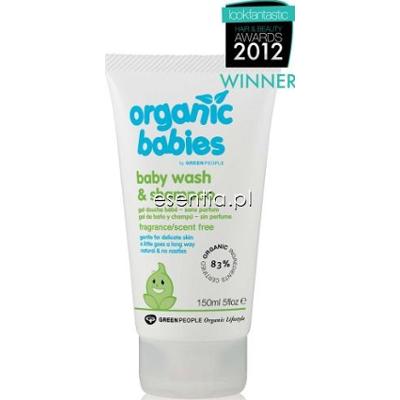 Green People  Bezzapachowy żel myjący i szampon dla niemowląt w jednym 150 ml