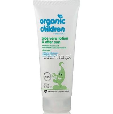 Green People  Nawilżający aloesowy balsam po opalaniu dla dzieci 200 ml