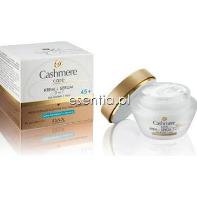 Cashmere Cashmere Care Krem+serum 2w1 na dzień i noc do cery normalnej i mieszanej 45+ 50 ml