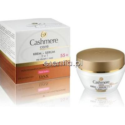 Cashmere Cashmere Care Krem+serum 2w1 na dzień i noc do cery suchej 55+ 50 ml