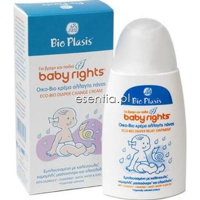 BioPlasis  Organiczny krem przeciw odparzeniom do przewijania niemowląt 100 ml