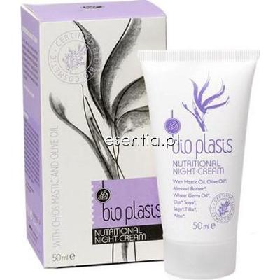 BioPlasis  Organiczny krem odżywczy na noc o działaniu nawilżającym i odmładzającym 50 ml